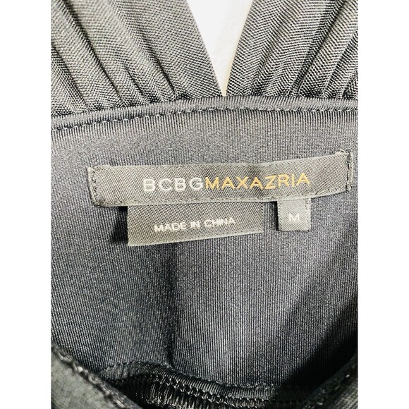 BCBG MaxAzria Empire Waist Black Party Dress Formal Dress Sz M - Picture 8 of 9